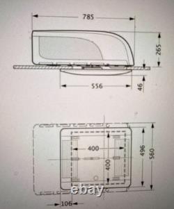 Truma Aventa Compact Air Conditioning Unit Diffuser inc Sealing Frame (Gen 1)