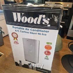 Woods Cortina 9K BTU Portable Air Conditioning Unit & Remote, WAC902G 5178-1-AE